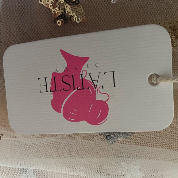 COPY - | L’atiste BYAMY | sequined mesh star dress size S - Picture 3 of 6